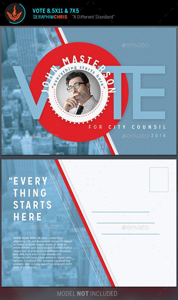 Vote Political Flyer Mailer Template Corporate Flyers