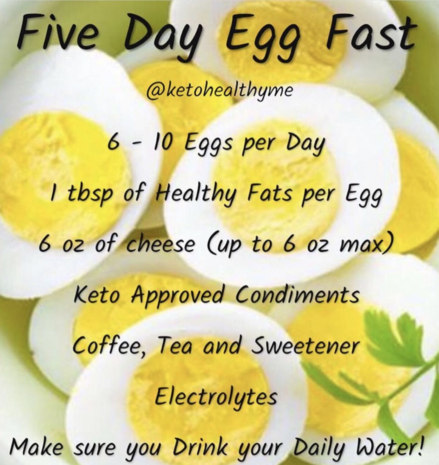 KETO FIVE DAY EGG FAST | Egg fast, Egg fast diet, Boiled egg diet