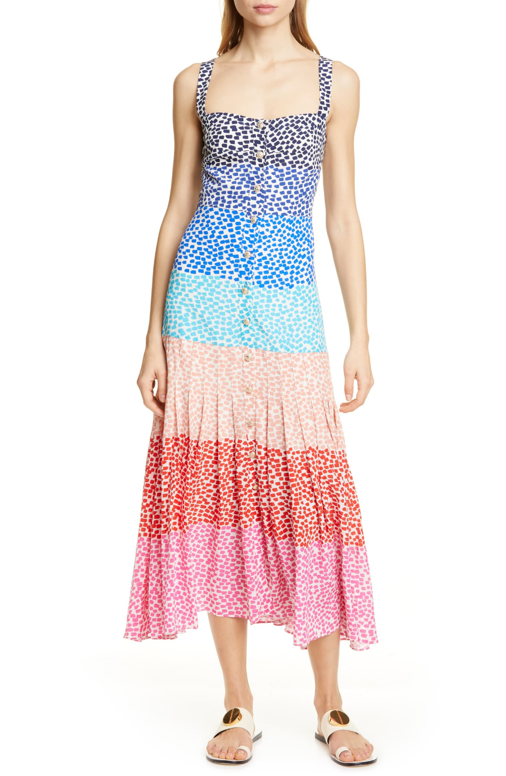 SALONI Karen Stripe Silk Dress | Nordstrom | Silk dress, Fashion clothes women, Nordstrom dresses