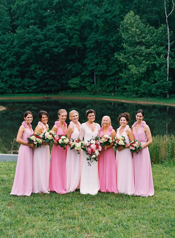 Backyard Virginia Wedding From Adam Barnes Fine Art Photography Shades Of Pink By Http Barijay Photography Adambarnesphoto