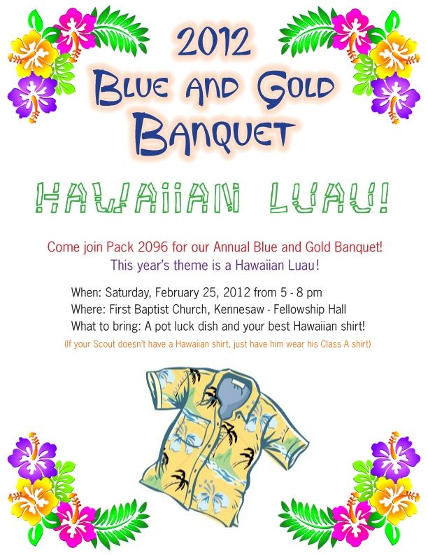 cub scout blue and gold banquet themes would be pretty fun since blue and gold banquet invitation template