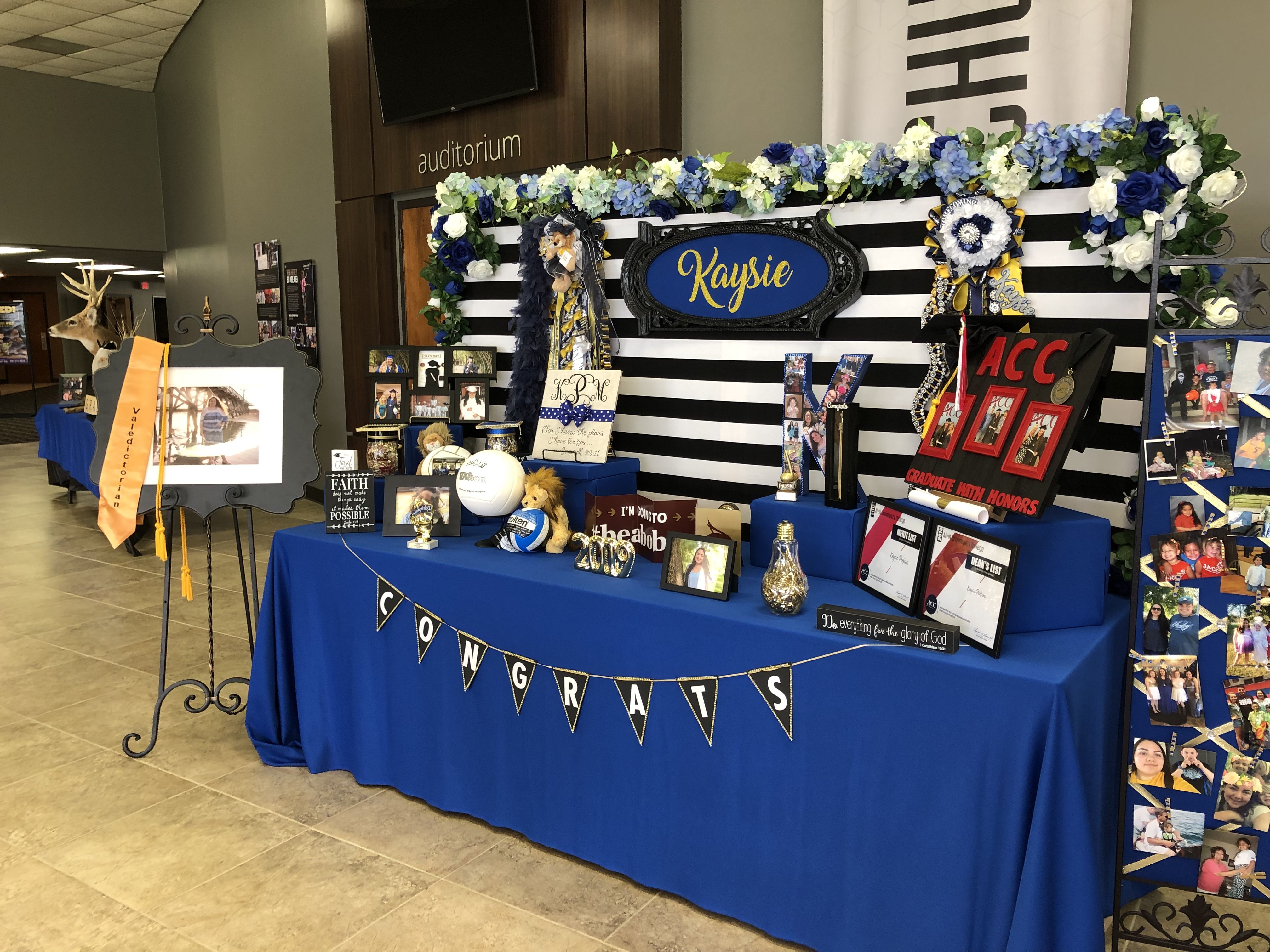 Living Stones Christian School Graduation Table