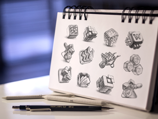 Brilliant App Icon Sketches By Ramotion Logo Sketches Icon