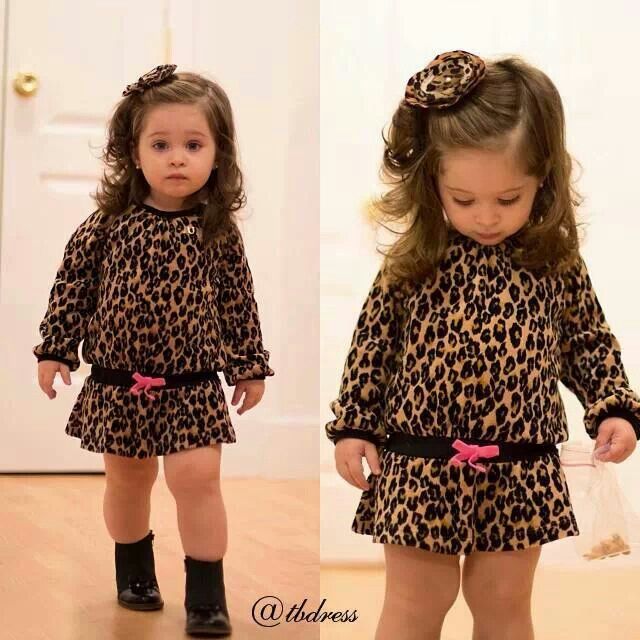 leopard print dress for toddlers