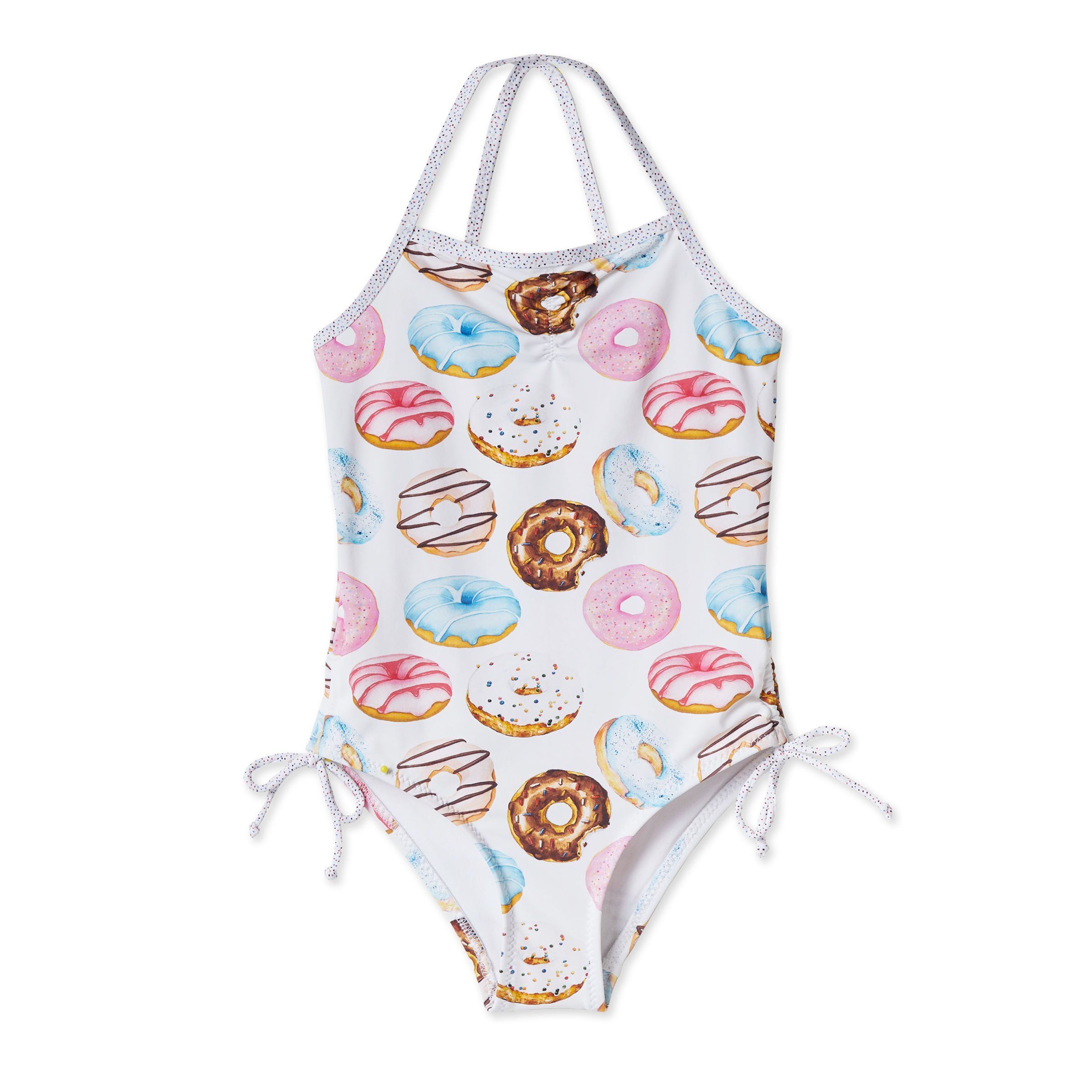 New Kid Baby Girl Donut Print BIkini Swimwear Swimsuit Bathing Suit Beachwear
