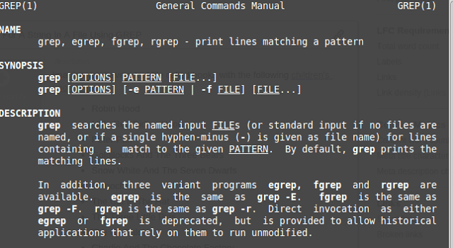 grep regex reference grep regex reference
