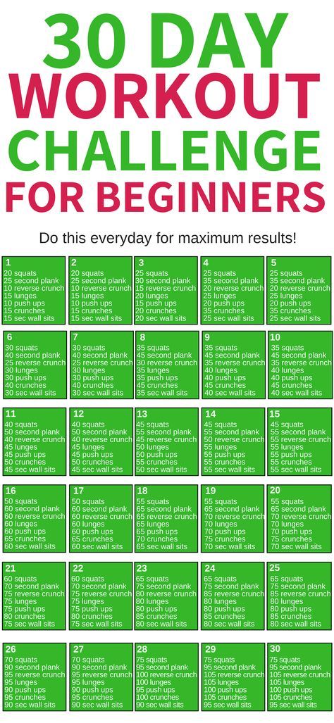 30 Day Workout Challenge #healthandfitness