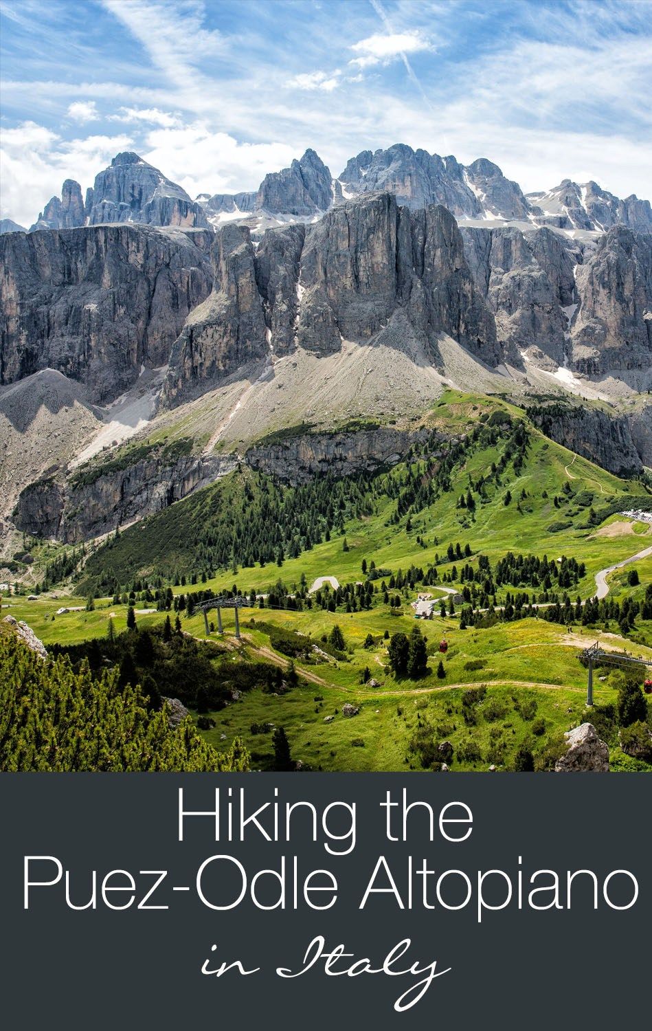 hiking the puez odle