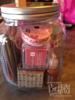 Craft Stuff In A Jar Great Birthday Gift Idea For The Crafty Craft Stuff In A Jar Great Birthday Gift Idea For The Crafty Person You Know