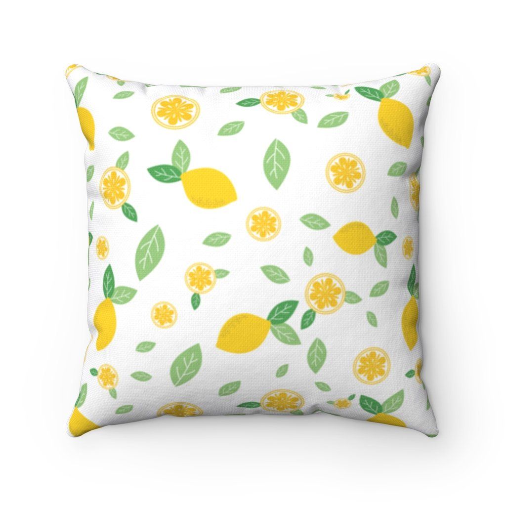 Add a little sunshine to your room with this square lemon pillow. This pillow is made for indoors. .: 100% Polyester cover .: 100% Polyester pillow included .: Double sided print .: Concealed zipper Mothers Of Boys, Funny Mothers Day Gifts, Rustic Wood Signs, Reclaimed Wood, Couch Pillows, Throw Pillows, Retro Pillows, Lemon Squares, Irish Decor