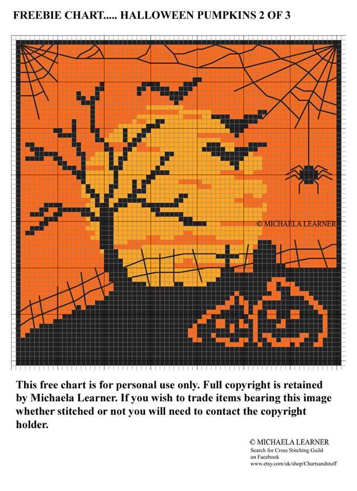 Halloween Cross Stitch Patterns, Counted Cross Stitch Patterns, Cross