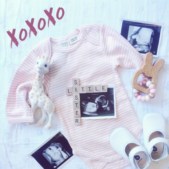 Download Baby sister announcement- flat lay | Baby sister, Baby pictures, Baby