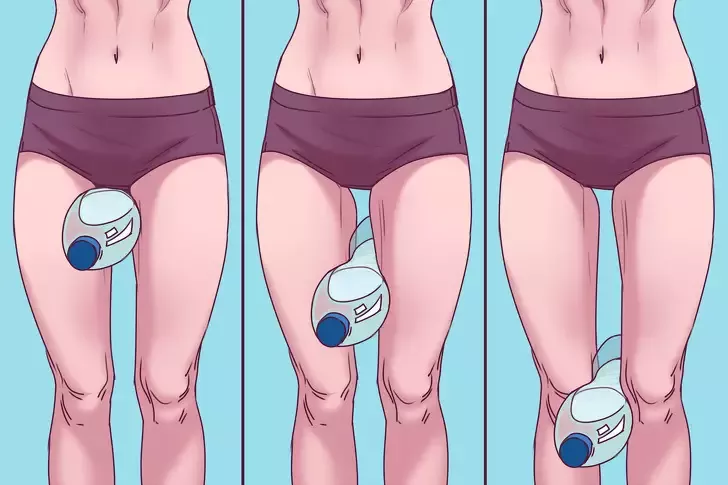 Ćwiczenia na wysmuklenie ud. Potrzebujesz tylko butelki z wodą Bodyweight Workout Beginner, Tabata, Fitness Body, Health Fitness, Sport Diet, Belly Fat Burner, Fitness Planner, Perfect Body, Stay Fit