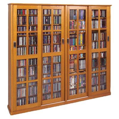 Loon Peak Wood Multimedia Cabinet | Dvd storage, Dvd storage Have Too Many DVDs? Try These Clever DVD Storage Ideas for