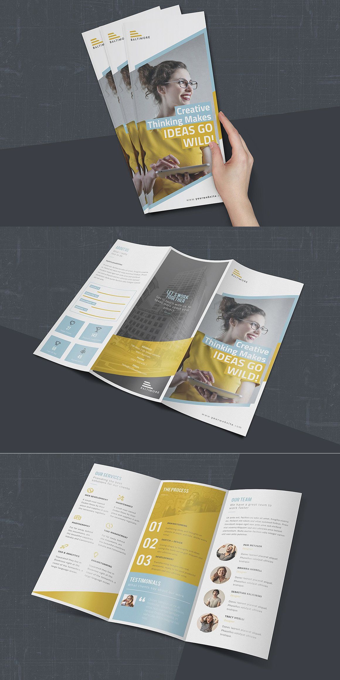 creative trifold template pdf indd brochure design templates tri fold template indesign