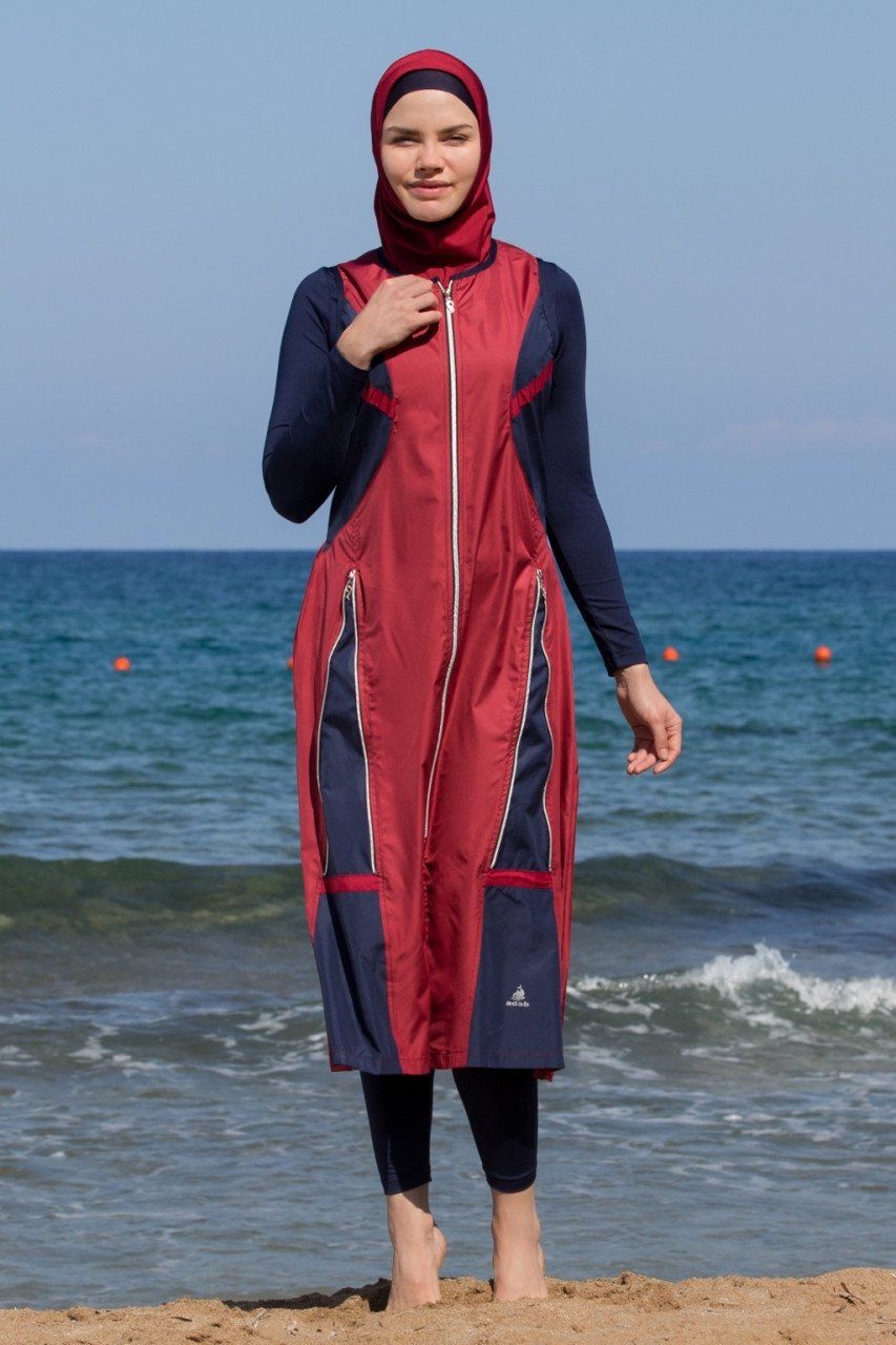 Adabkini MIRA Women's Swimsuit Full Cover Hijab Burkini Islamic, Hindu ...