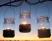 DIY Mason Jar Lantern Lids Wedding Hanging Candle Holders, Flower Vases, Upcycled Garden Party Jar Lids Only, No Jars