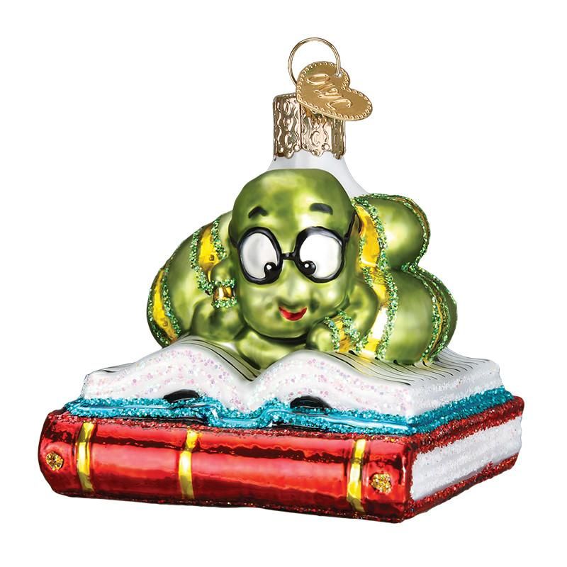Old World Christmas 12514 Ornament Bookworm
