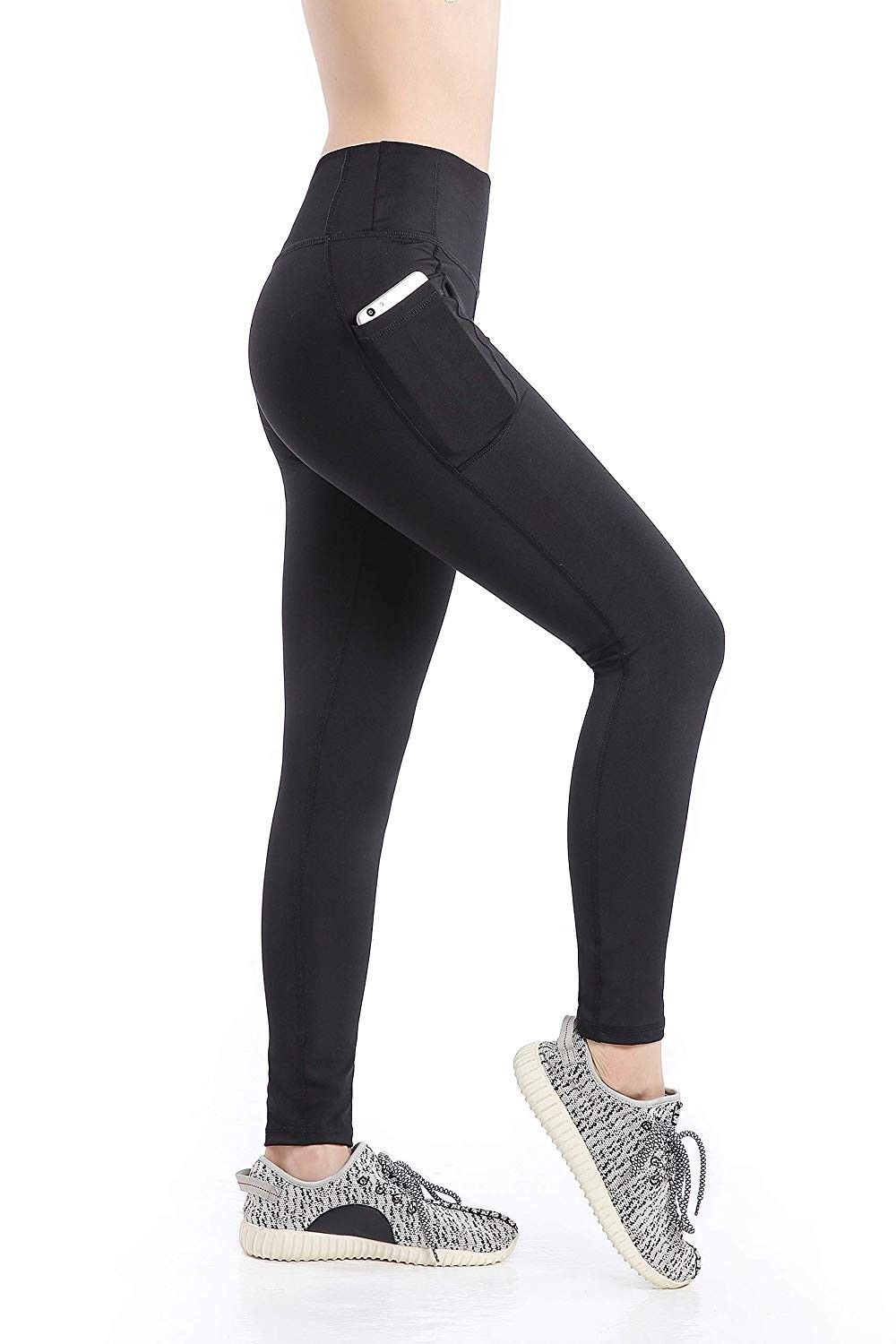 Women's Workout Leggings Exercise Workout Pants Yoga Leggings Running Tights - Black - CQ18M85EI5Y -...