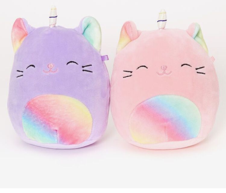 grey owl w//hearts choose one Squishmallow Squad 8/" Pink Cheetah,Purple unicorn