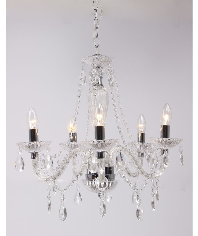 Buy Heart of House Como 5 Light Ceiling Fitting Glass at Argos.co.uk