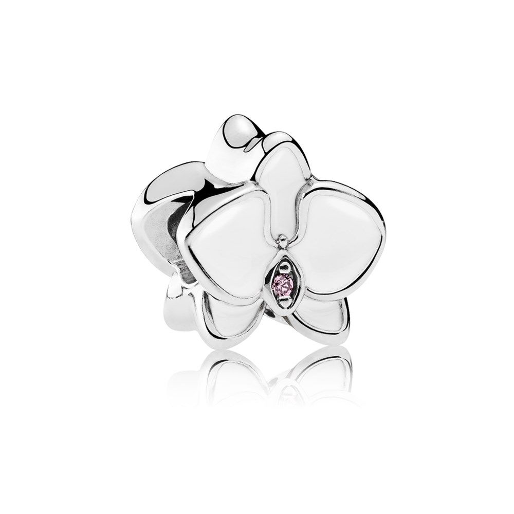 Charms | Clips, Spacers, Safety Chains | Pandora US | Orchid charm ... Charms | Clips, Spacers, Safety Chains | Pandora US | Orchid charm ...