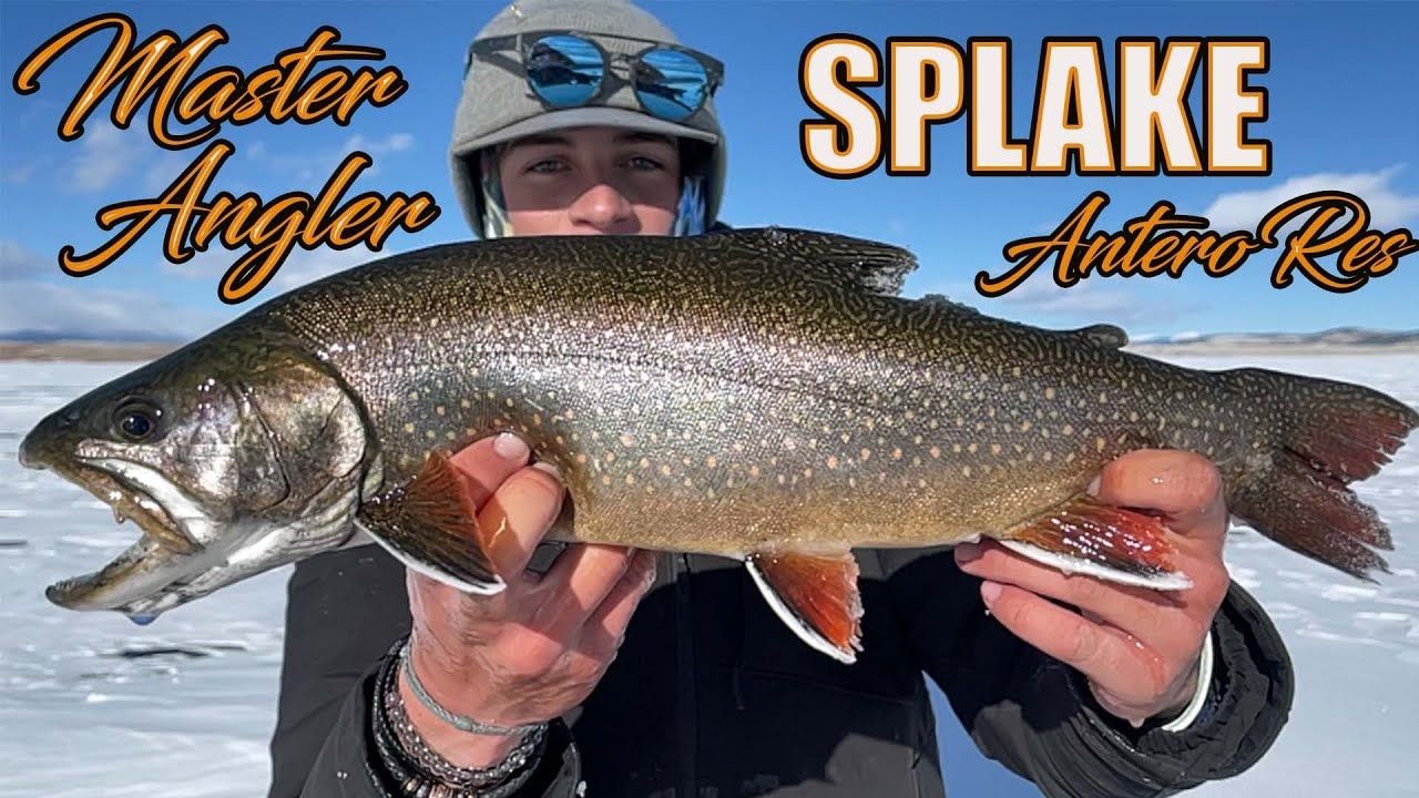 INSANE BITE Ice Fishing ANTERO RESERVOIR for Massive Trout & MASTER