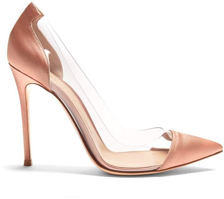gianvito rossi satin pumps