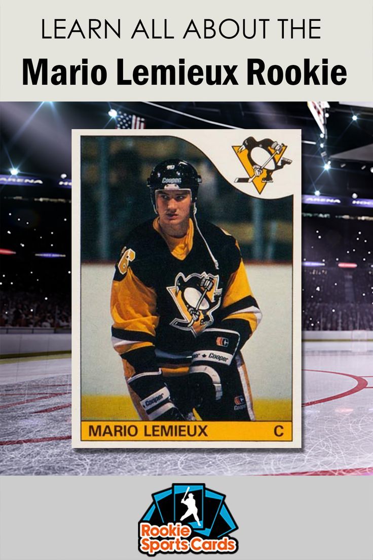 Learn All About the Mario Lemieux Rookie | Mario lemieux, Hockey cards