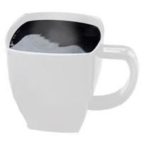 8 Oz White Square Plastic Coffee Mugs Tea Cups 8 Oz White Square Plastic Coffee Mugs