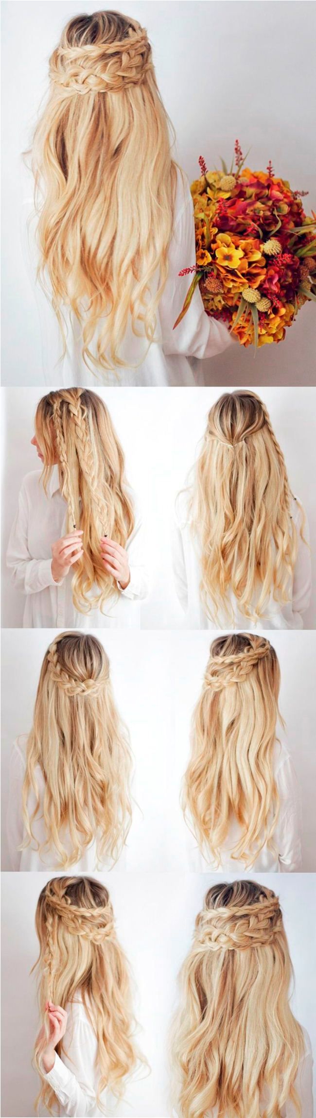 Ich will einfache Party Frisuren für lange Haare Schritt für Schritt