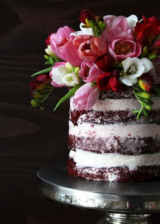 Rustic Red Velvet Naked Cake Is Rustic Red Velvet Naked Cake Is