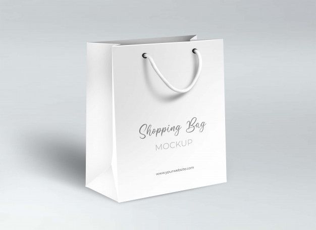 Download Shopping Paper Bag Mockup | Bag mockup, Mockup, Paper bag