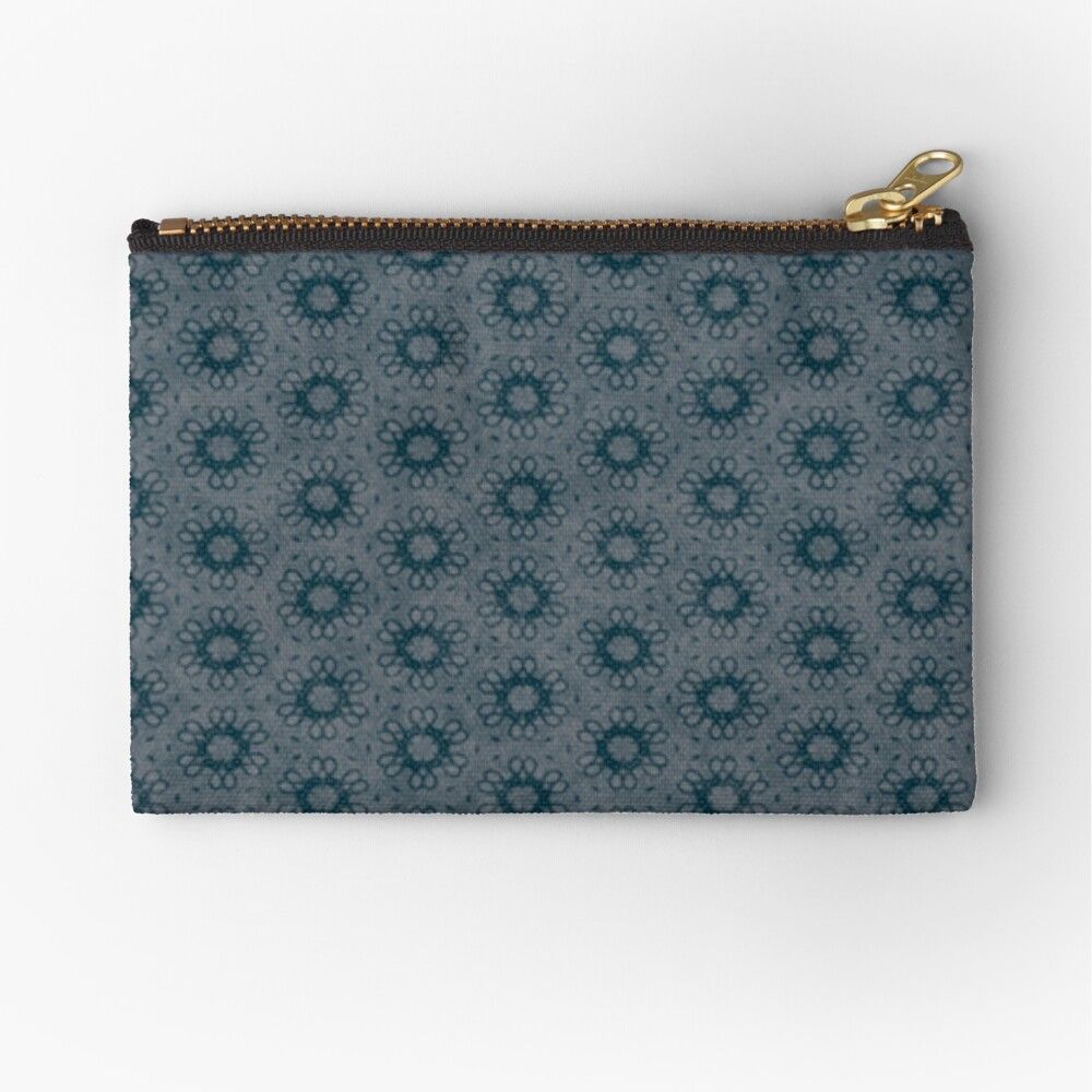 "Midnight blue lovers - Dark blue lovers -" Zipper Pouch by ASO108108 | Redbubble Pattern Outfits, Dark Blue Background, Dark Blue Color, Blue Aesthetic, Polyester Canvas, Blue Pattern, Pattern Wallpaper, Textures Patterns, Midnight Blue
