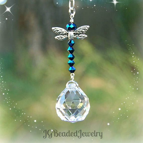 Healing Purple Flower Crystal Cut Suncatcher//Prism W//Clear Crystal Ball USA