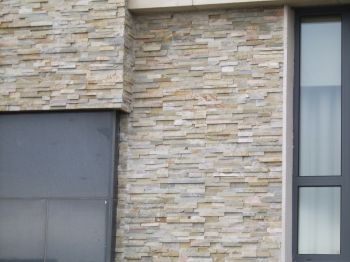 Decoration Cool Stone Cladding Installed Over Side Wall Of Donoso ... Decoration Cool Stone Cladding Installed Over Side Wall Of Donoso ...