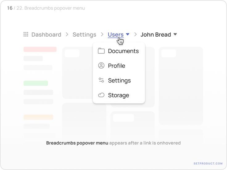 Breadcrumbs UI design exploration — Anatomy, UX tips, use cases overview