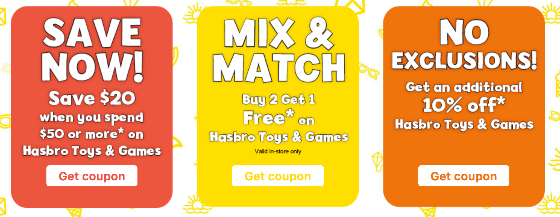 Toys R Us Canada Coupon Deals to Save on Hasbro Toys & Games http://www.lavahotdeals.com/ca ...