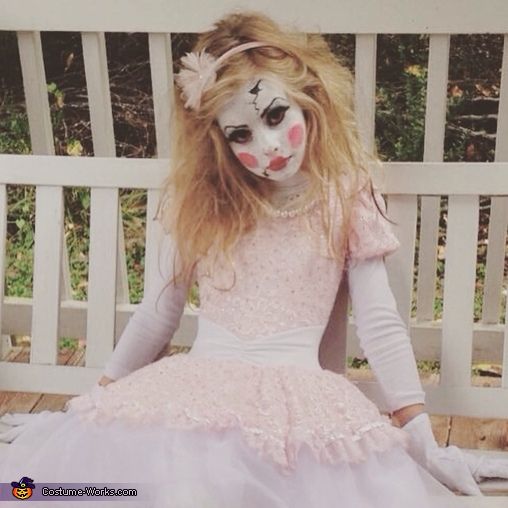 Porcelain Doll Halloween Costume Contest At Costume Works Com Doll Halloween Costume Creepy Doll Costume Halloween Costumes For Girls