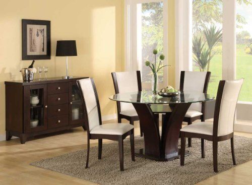 Homelegance D710 54 Daisy Round Inch Dining Collection By 1025 00 Contemporary Room Sets Table Contemporary Dining Room Sets, 54 Round Dining Table Set