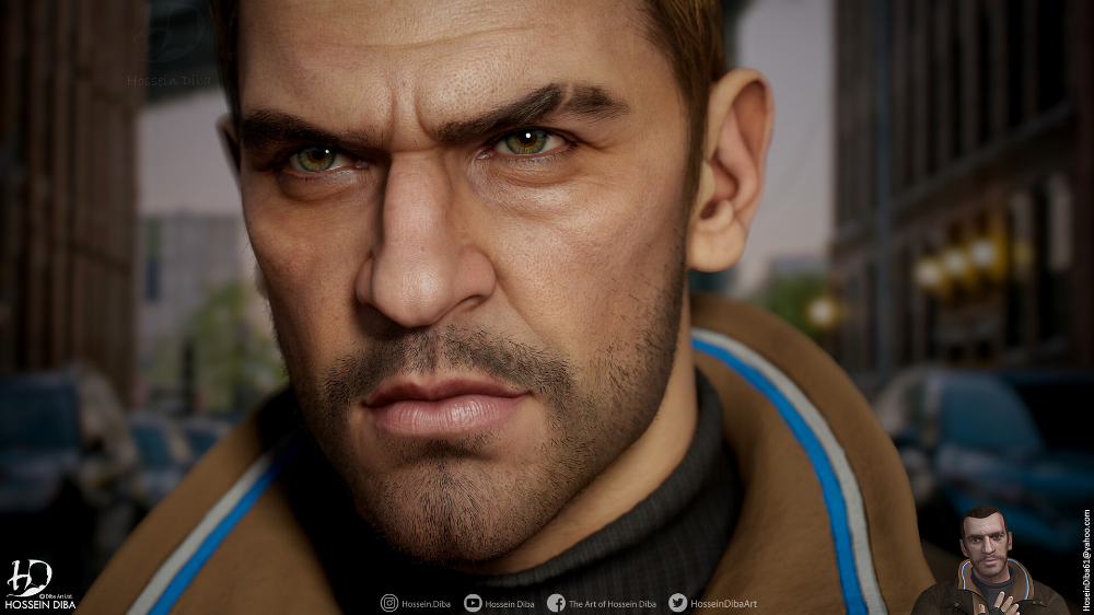 Niko Bellic Face Niko Bellic Face