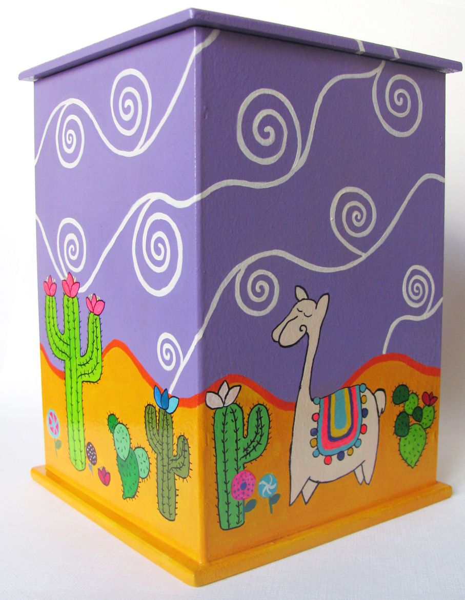 Amanopla Cajas Pintadas Cajas Decoradas Cajas