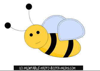 images Bee Photo Booth Props free printable honey bee prop photo