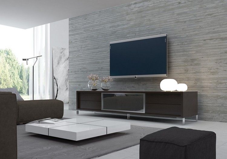 Qeuls meubles couleur wengé et à quoi les associer 40 idées Living room tv stand, Living room Qeuls meubles couleur wengé et à quoi les associer 40 idées Living room tv stand, Living room