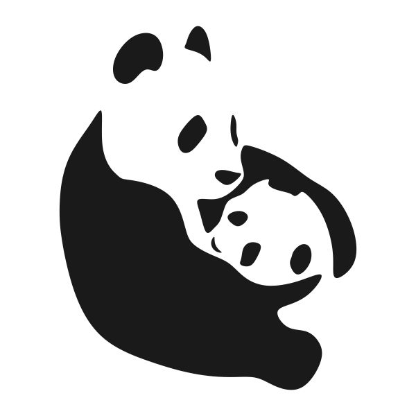 Download Panda Bear Mother and Child Svg Cuttable Design | Scan n ...