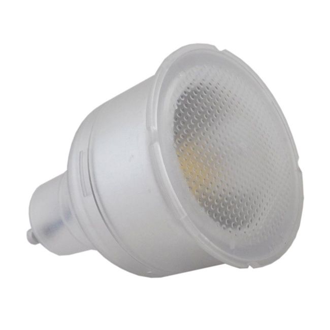 5w long neck gu10 led lamp 3000k warm white non dimmable 400lm with