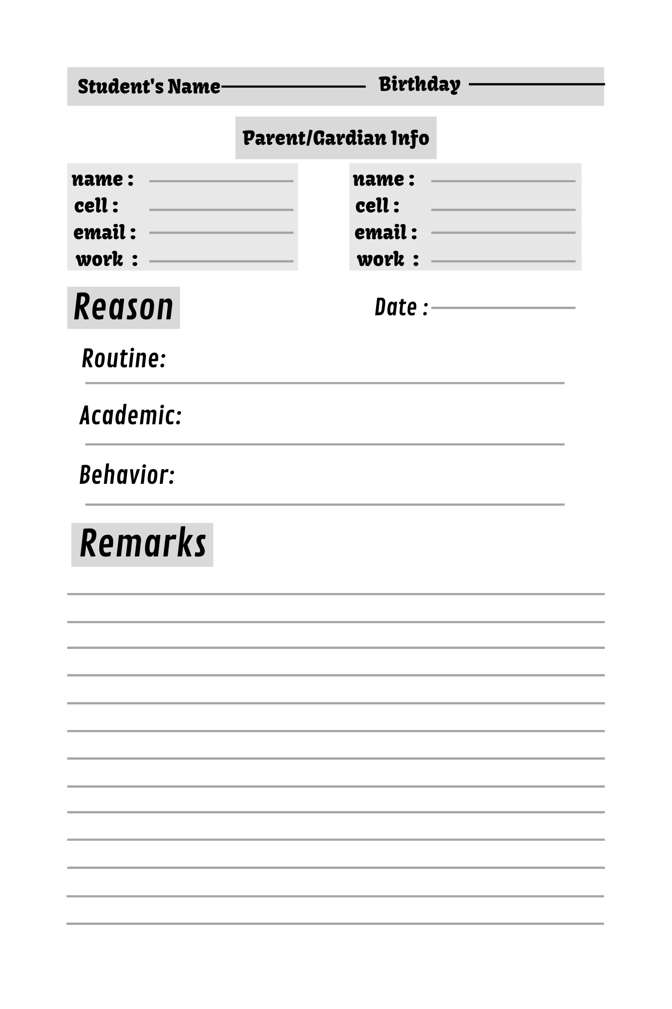 Teacher Parent Communication Log teacher-parent-communication-log