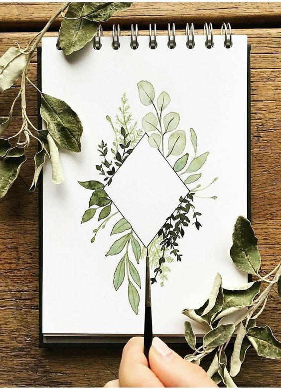 Forever Fern Hello Card - Alisa Tilsner Diy Quote Cards, Diy Quotes, Cards Diy, Art Cards, Card Art, Painting Art Projects, Painting & Drawing, Painting Tools, Gouache Painting