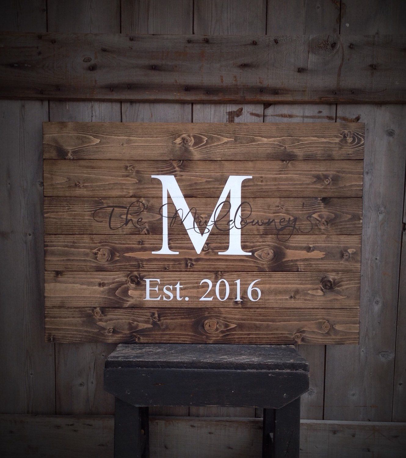 Guest Book Sign Established The Last Name Rustic Decor Wedding With Initial Date Size 30x21 Guest Book Sign Established The Last Name Rustic Decor Wedding With Initial Date Size 30x21