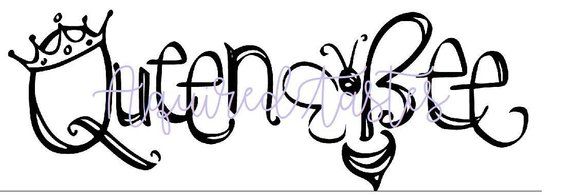 Download Queen Bee Png Dxf Jpg Jpeg Silhouette Files Cricut Files Svg Files Dxf Files Png Files Jpg Files Decal Artofit
